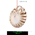 Hand stitching wooden pendant lighting